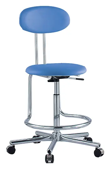 LS - 122 židle lékařská, koženka Oto N 15 blankytně modrá